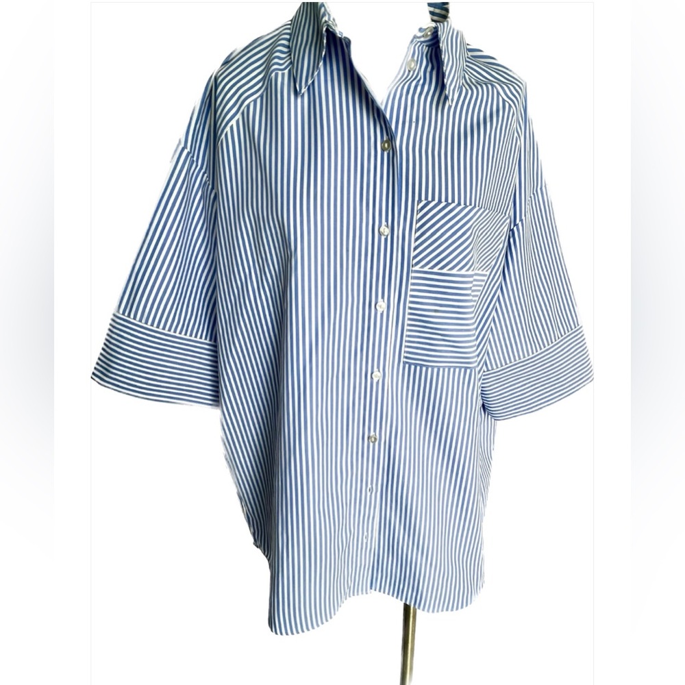 TOPSHOP Oversized Button up Shirt